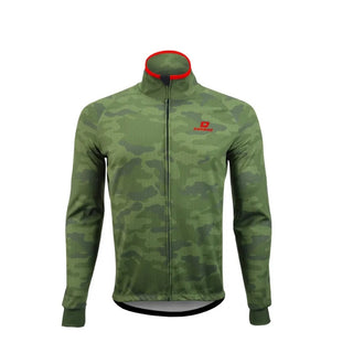 Jachetă sintetică termică pentru ciclism Darevie, rezistentă la vânt, pentru bărbați, DVJ050 Camo
