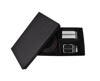 Penny Belts Coffret Cadeau Ceinture 506 35-020-22 E 8Ps Marron Foncé 