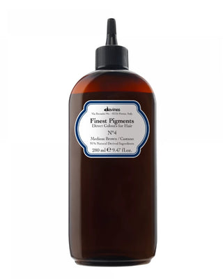 Davines Finest Gloss, ingredienti naturali, pigmento colorante per capelli, N.4 Castano medio, 280 ml