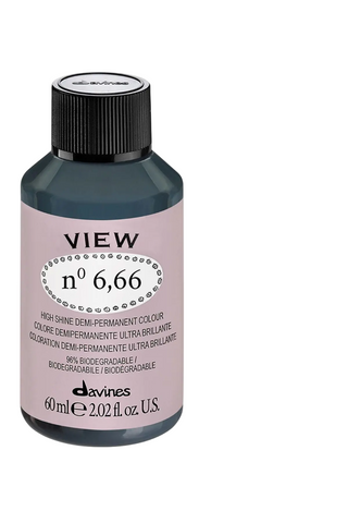 Davines Visualizza , Tintura Per Capelli Demi-Permanente, 6.66 , 60 ml