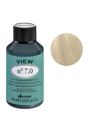 Davines Visualizza , Tintura Per Capelli Demi-Permanente, 7.0 , 60 ml