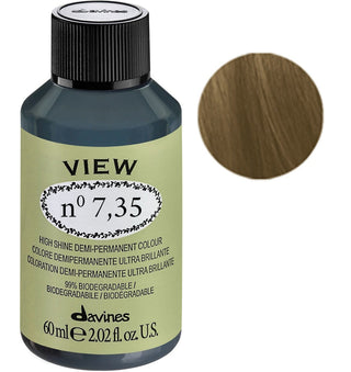 Davines Visualizza , Tintura Per Capelli Demi-Permanente, 7.35 , 60 ml