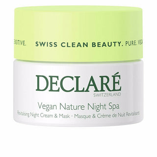 Declaré Crema e maschera rivitalizzante notte per pelli sensibili Vegan Nature Night Spa 50 ml