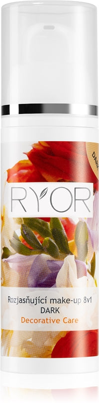 RYOR 데코레이티브 케어 8 in 1 일루미네이팅 파운데이션 컬러 다크 30ml