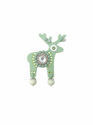 Deers Miss Green's deer mini Spilla