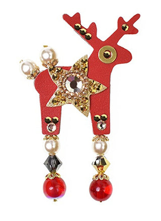 Deers Piccolo Cervo Rosso Stella Rossa