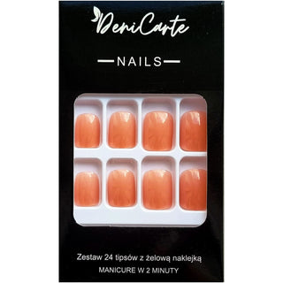 Deni Carte - Set unghii false roșii