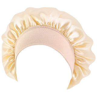 Gorro de dormir de satén Deni Carte Beige
