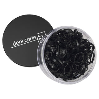 Benzi mici de cauciuc siliconic Denicarte, negre