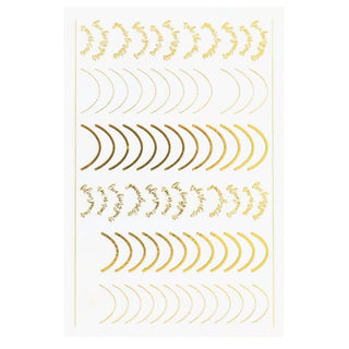 Adesivi per unghie autoadesivi DeniCarte - French oro