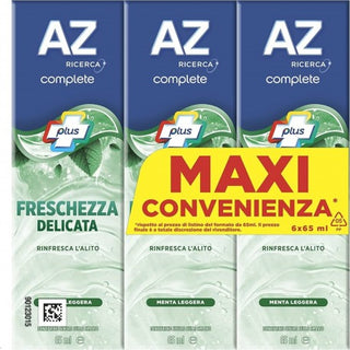Az Dentifricio 3D White Con Carbone 3 X 65 Ml