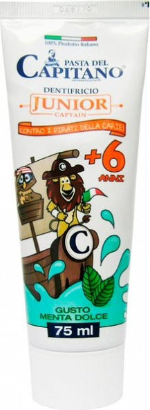 Pasta Del Capitano Dentifricio Junior Menta Dolce 75 Ml