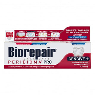 Biorepair Dentifricio Peribioma Pro Gengive+ 75 Ml