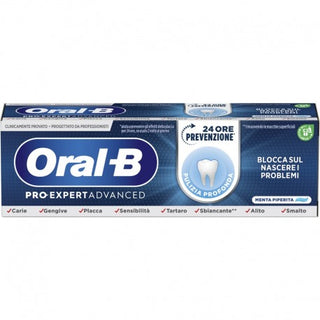 Oral-B Dentifricio Pro-Expert Advanced Menta Piperita 75 Ml