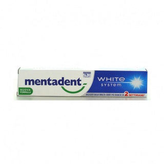 Mentadent Dentifricio White System Formula Delicata 75 Ml