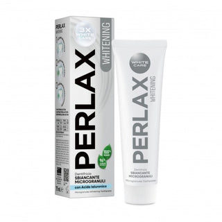 Perlax Dentifricio Whitening 3X White Care Sbiancante Con Microgranuli Con Acido Ialuronico 75 Ml