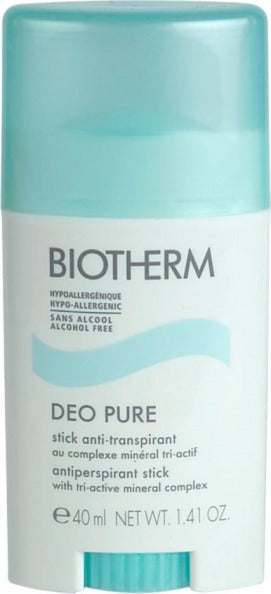 Biotherm Deo Pure Antiperspirant Stick - Deodorante Stick 40 Ml