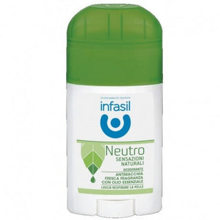 Infasil Deo Roll On Neutro Fresca Fragranza Olio Essenziale 40 Ml