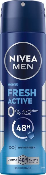 Nivea Deodorante Spray Per Uomo Fresh Active 150 Ml
