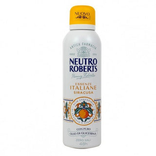 Neutro Roberts Deodorante Essenze Italiane Siracusa Spray 200 Ml