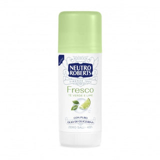 Neutro Roberts Deodorante Stick Fresh Tea Green E Lime 40 Ml