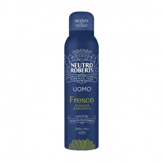 Neutro Roberts Deodorante Uomo Fresco Essenza Agrumata Spray 150 Ml