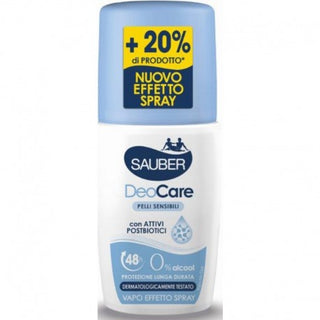 Sauber Deodorante Vapo Pelli Sensibili Con Attivi Postbiotici 90 Ml