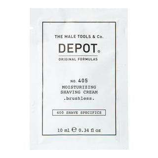 Depot, 400 쉐이빙 스펙 No. 405, 알란토인, 보습, 쉐이빙 크림, 10ml