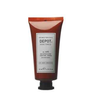 Depot, 400 쉐이빙 스펙 No. 405, 알란토인, 보습, 쉐이빙 크림, 30ml