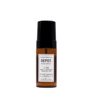 Depot, 500 수염 및 콧수염 사양 번호 508, 수염 세정용 폼, 100ml