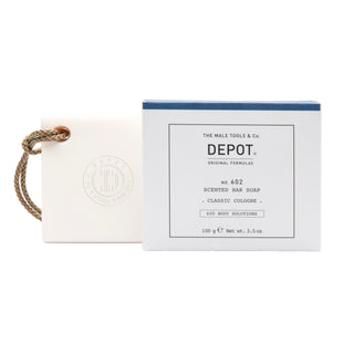 Depot, 600 바디 솔루션 No. 602, 식물성 복합 클렌저, 클래식 콜로뉴, 향이 나는 비누, 플로럴 노트, 100g