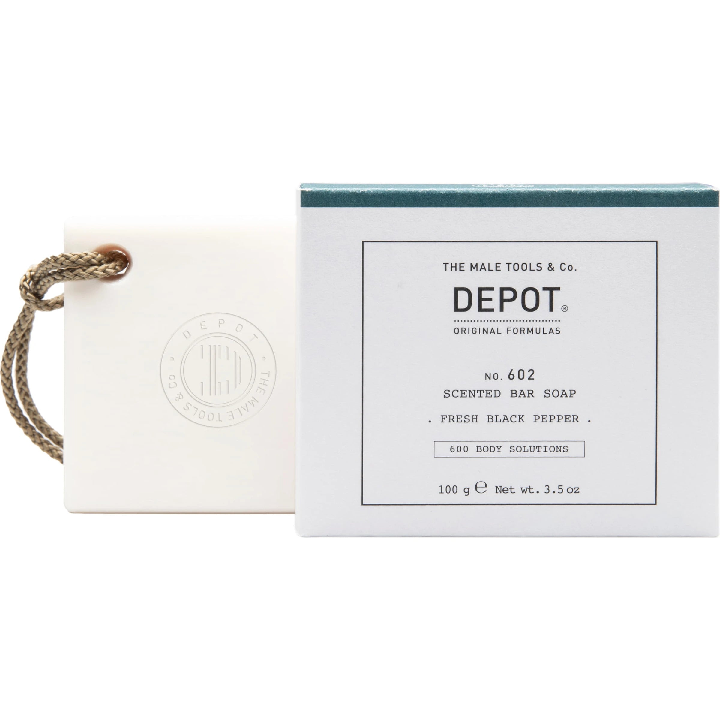 Depot 600 Body Solutions No. 602 Αρωματικό Σαπούνι με Μαύρο Πιπέρι και Βοτανικό Σύμπλεγμα 100g