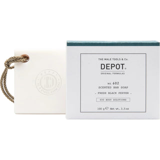Depot, 600 바디 솔루션 No. 602, 식물성 복합 클렌저, 신선한 검은 후추, 향이 나는 비누, 매운 향, 100g