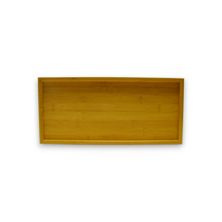 Depot, plateau de présentation en bois, marron clair, 19,5 x 9,5 x 4 cm