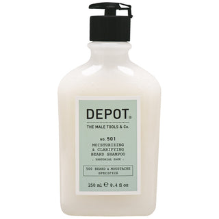 Depot NO. 501 Shampoo per barba idratante e purificante Sartorial Sage 250 ml
