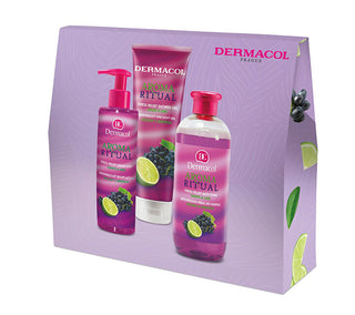 Dermacol Bath care Set regalo Grapes with lime I.