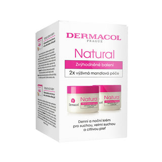 Dermacol Natural Almond crema giorno e notte Set regalo Duopack