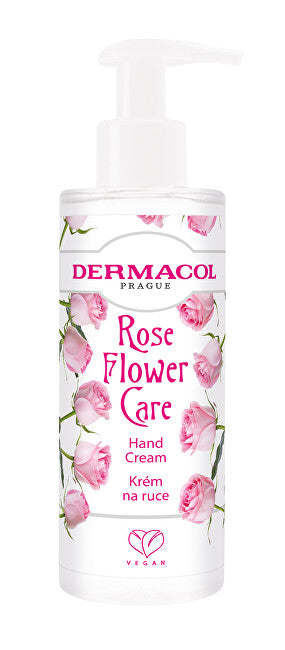 Dermacol Crema Mani con dosatore Růže Flower Care 150 ml