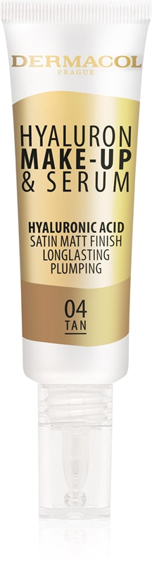 Dermacol Fond de ten ușor cu acid hialuronic, culoare 04, 25 g