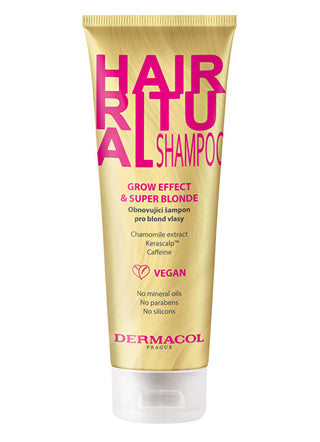 Dermacol Șampon Ritual Renewing (Efect de creștere și Super Blond) 250 ml