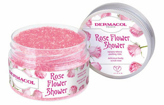Dermacol Peeling corporal îmbătător cu flori de trandafir (Delicious Scrub) 200 g