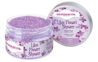 Dermacol Peeling corporal îmbătător cu flori de liliac (Delicious Scrub) 200 g