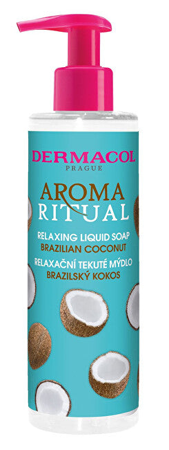 Dermacol Săpun lichid relaxant Aroma Ritual cu nucă de cocos braziliană 250 ml