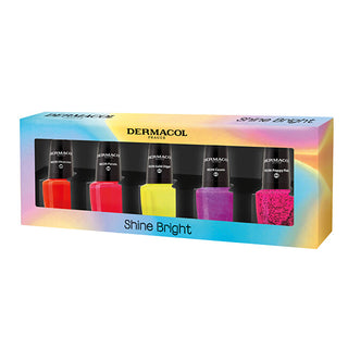 Dermacol Shine Bright Neon Smalto Set
