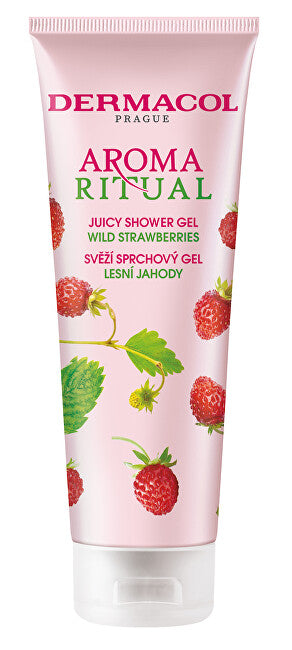 Dermacol Gel de duș proaspăt cu căpșuni sălbatice Aroma Ritual 250 ml