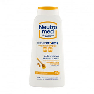 Neutromed Dermoprotect Vitamin Complex - Bagnodoccia Nutriente Mandorla E Miele Ph 5,5 600 Ml