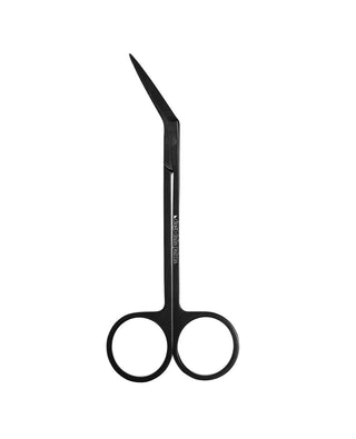 Diego Dalla Palma Black Straight and Curved Eyebrow Scissors