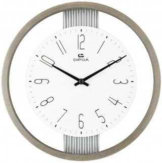 Dipoa WN102GY Orologio da parete silenzioso