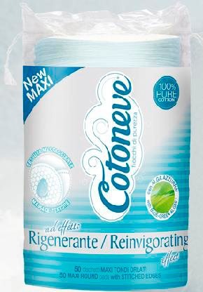 Cotoneve Dischetti Struccanti Maxi Con Alga Azzurra 50 Pz