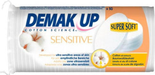 Demak Up Dischetti Struccanti Ovali Sensitive Super Soft 50 Pz